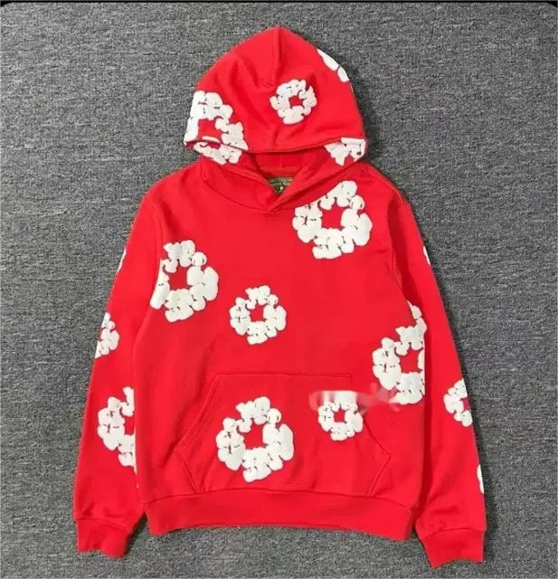 Kapok Foam Hoodie American Women Harajuku Street